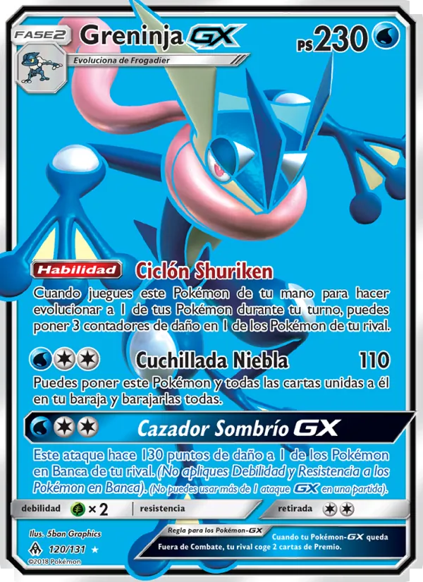 Greninja GX (Luz Prohibida #120/131)