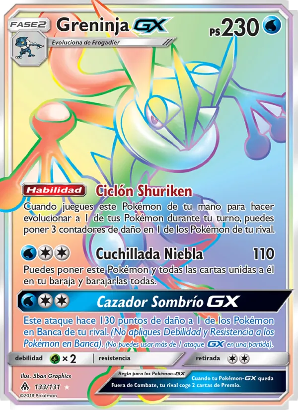Greninja GX (Luz Prohibida #133/131)