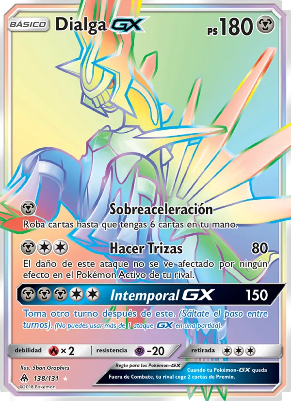 Dialga GX (Forbidden Light #138/131)