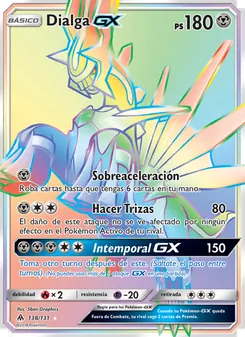 Dialga GX (Luz Prohibida #138/131)