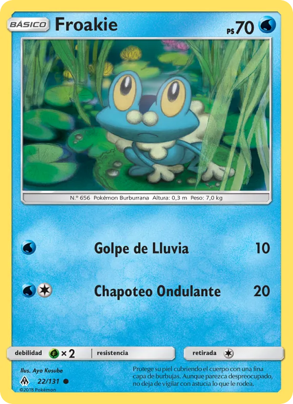 Froakie (Forbidden Light #22/131)