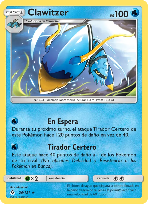 Clawitzer (Luz Prohibida #26/131)