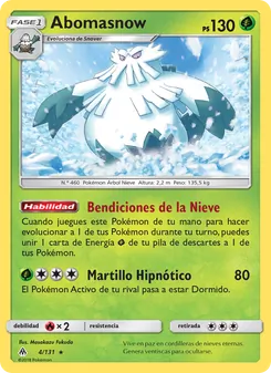 Abomasnow (Luz Prohibida #4/131)