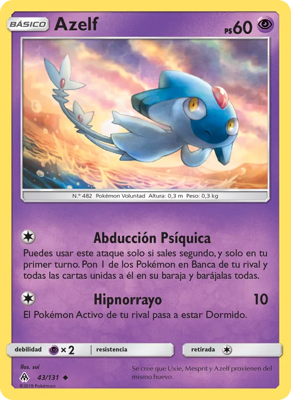 Azelf (Forbidden Light #43/131)