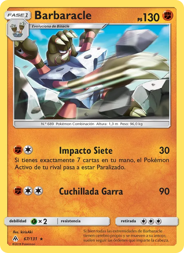 Barbaracle (Luz Prohibida #67/131)
