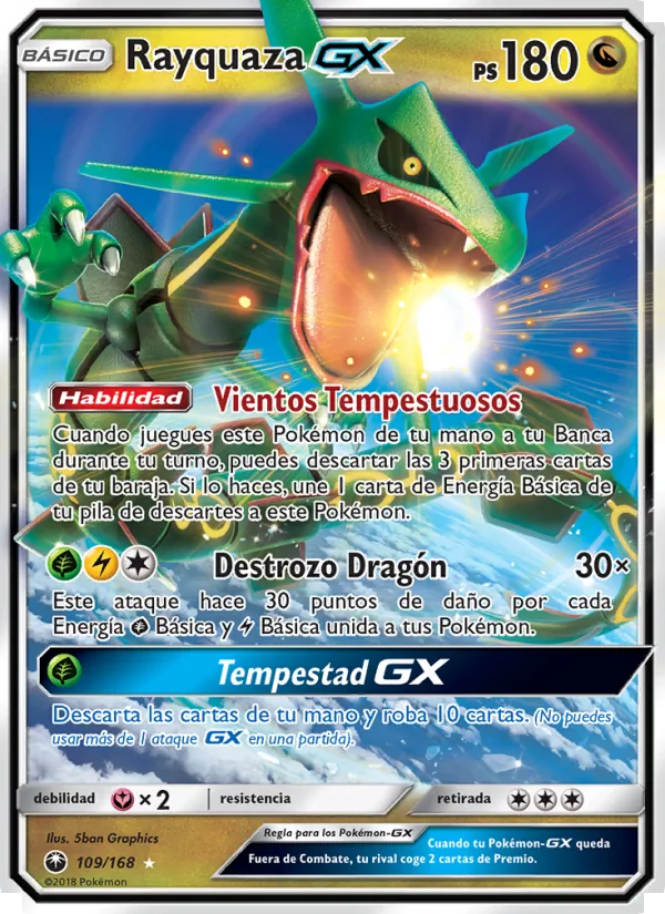 Rayquaza GX (Tormenta Celestial #109/168)