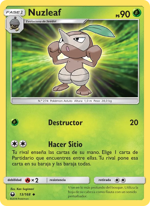 Nuzleaf (Celestial Storm #13/168)