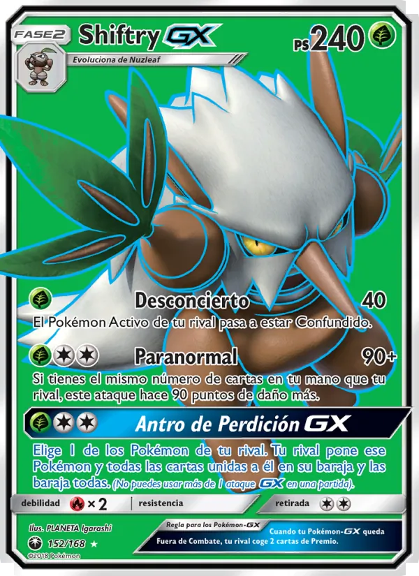 Shiftry GX (Tormenta Celestial #152/168)