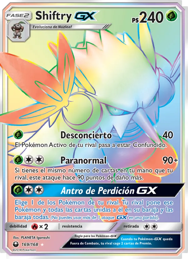 Shiftry GX (Tormenta Celestial #169/168)