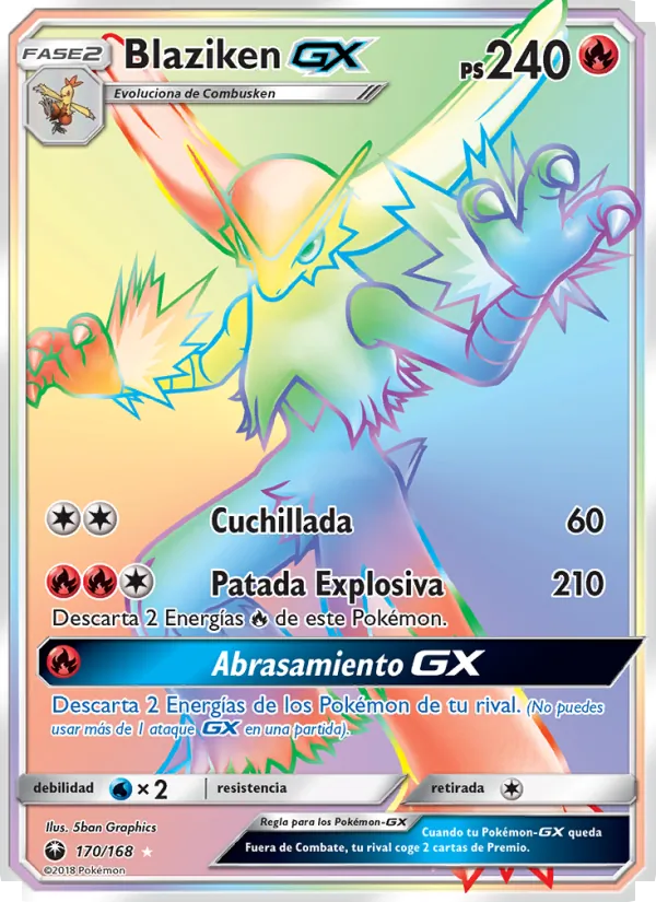 Blaziken GX (Tormenta Celestial #170/168)