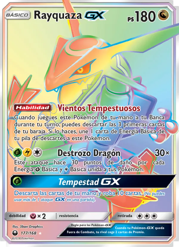 Rayquaza GX (Tormenta Celestial #177/168)