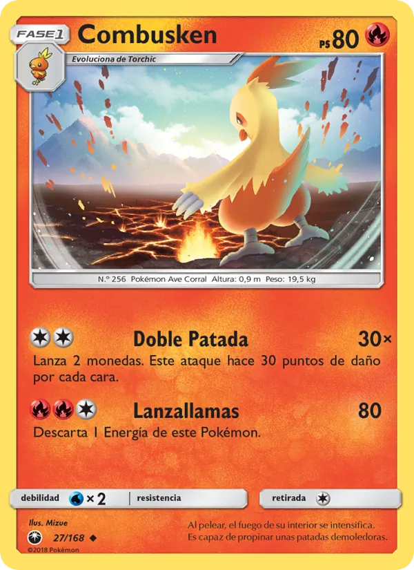 Combusken (Tormenta Celestial #27/168)