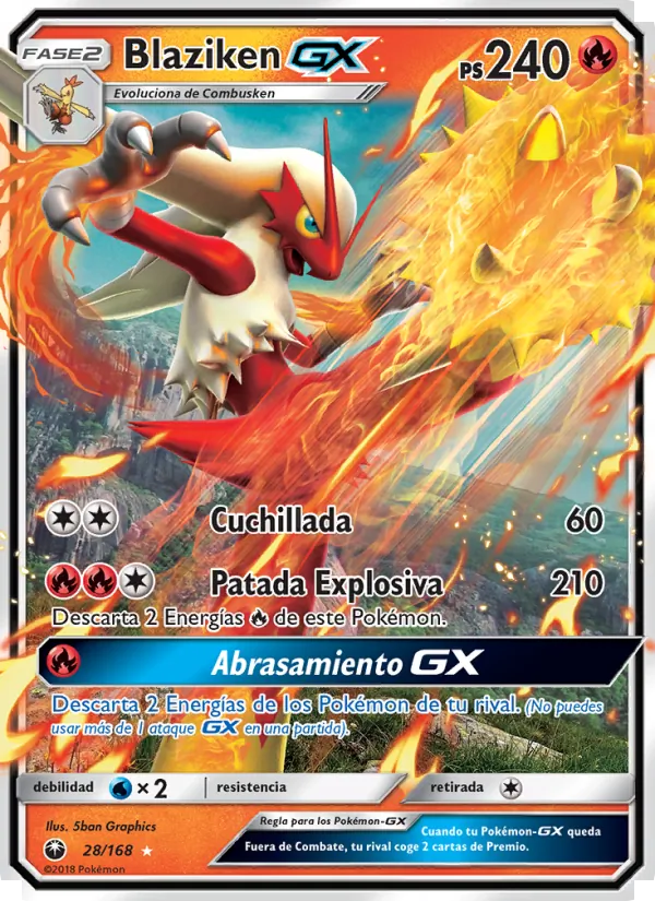 Blaziken GX (Tormenta Celestial #28/168)