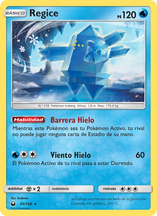 Regice (Celestial Storm #45/168)
