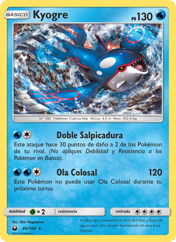 Kyogre (Tormenta Celestial #46/168)