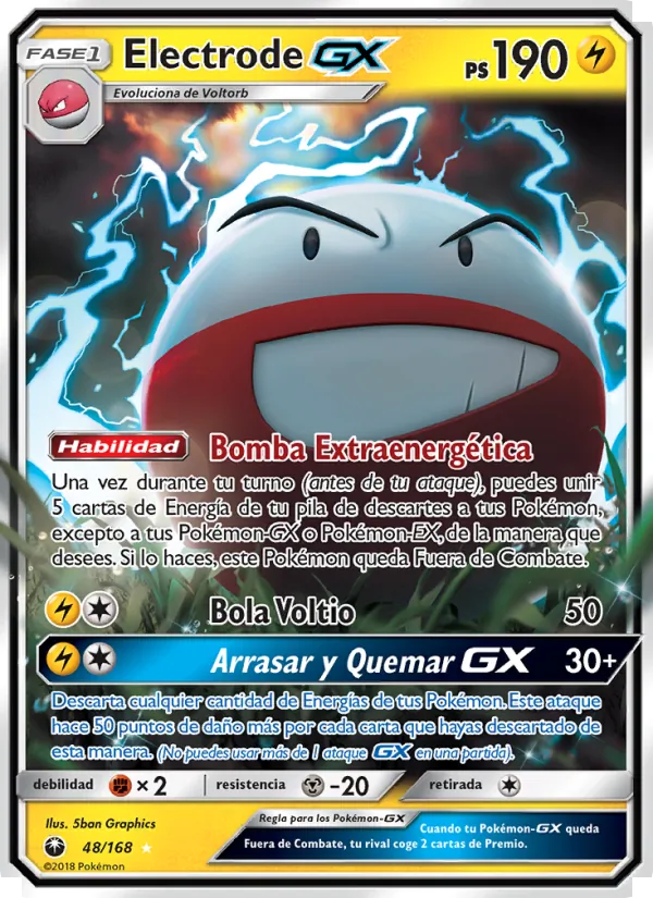 Electrode GX (Tormenta Celestial #48/168)