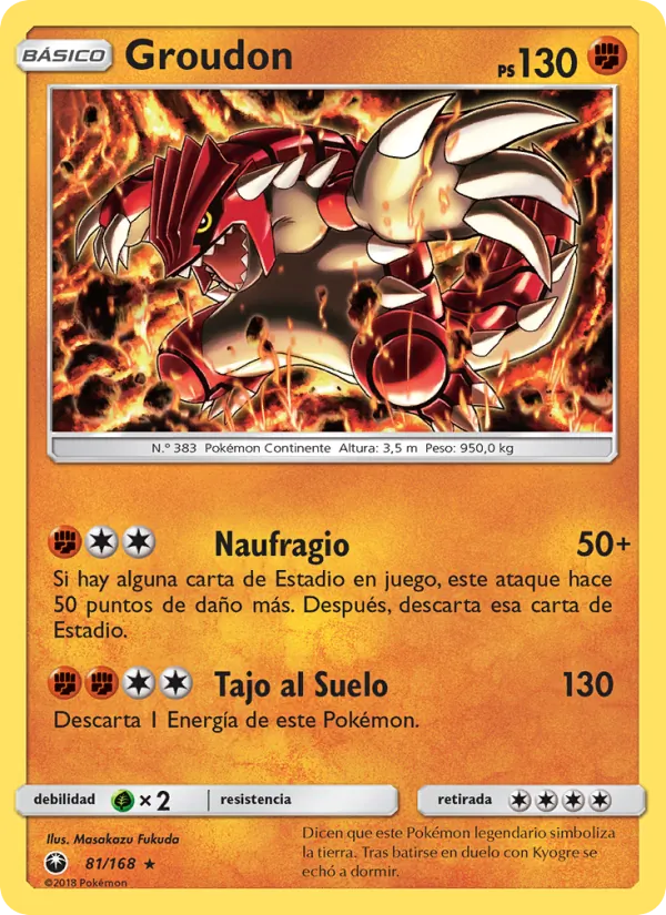 Groudon (Tormenta Celestial #81/168)