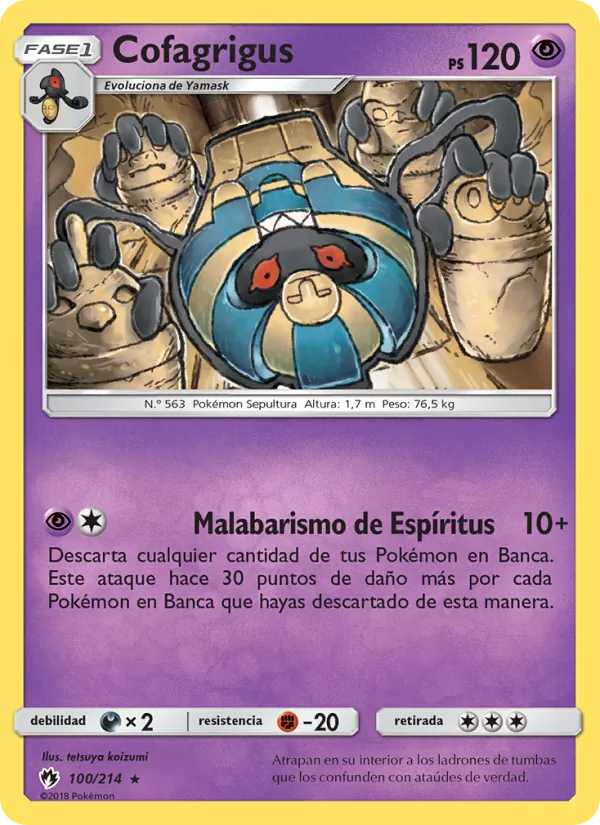 Cofagrigus (Truenos Perdidos #100/214)