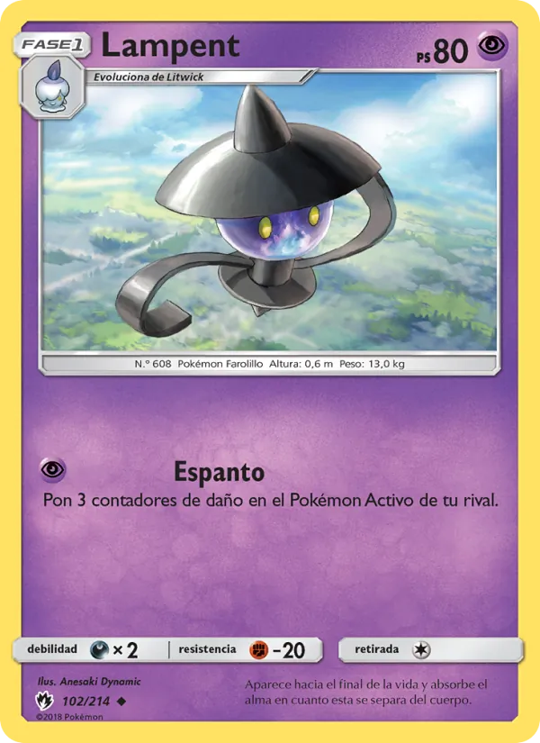 Lampent (Lost Thunder #102/214)