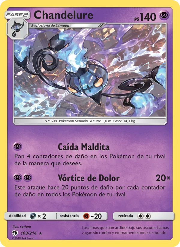 Chandelure (Lost Thunder #103/214)