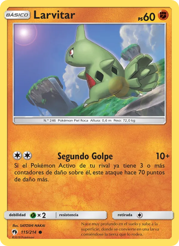Larvitar (Truenos Perdidos #115/214)