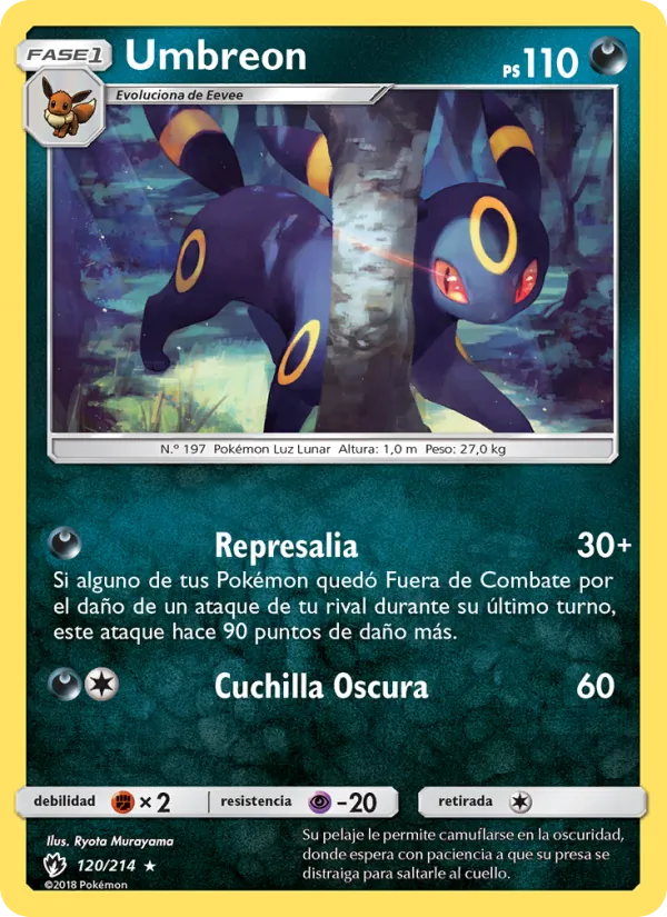 Umbreon (Truenos Perdidos #120/214)