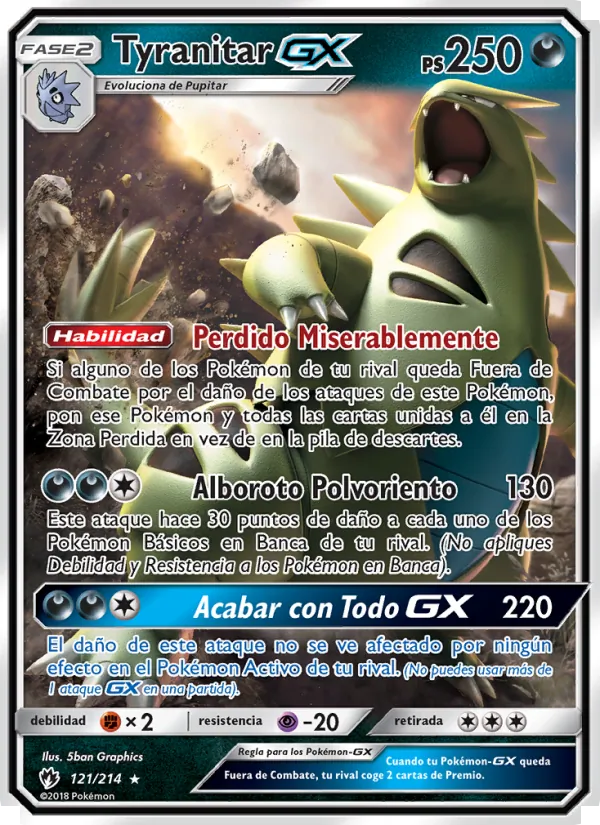 Tyranitar GX (Lost Thunder #121/214)