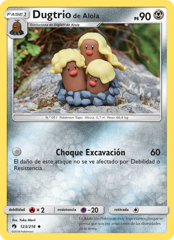 Dugtrio de Alola (Lost Thunder #123/214)