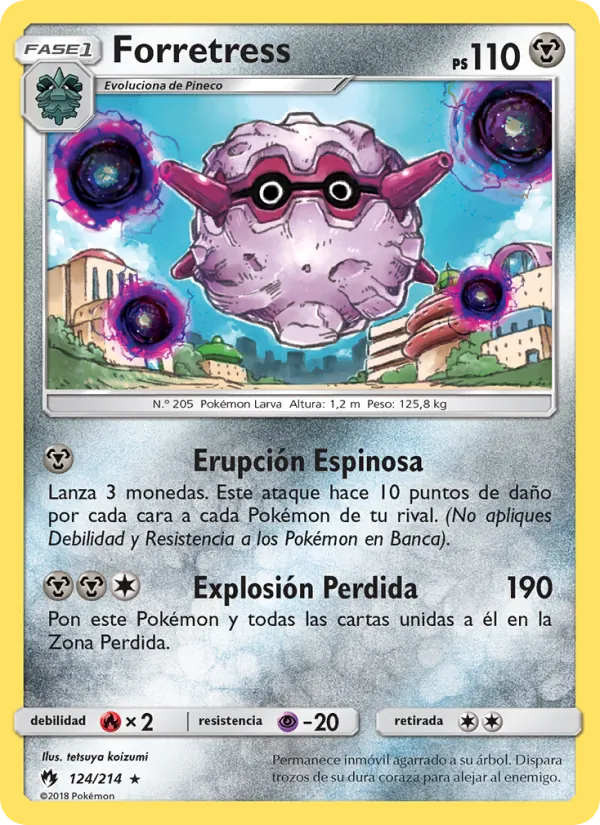Forretress (Truenos Perdidos #124/214)