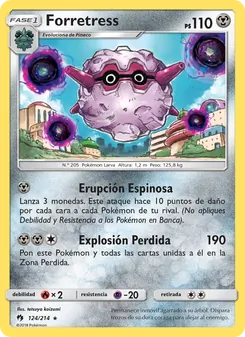 Forretress (Truenos Perdidos #124/214)