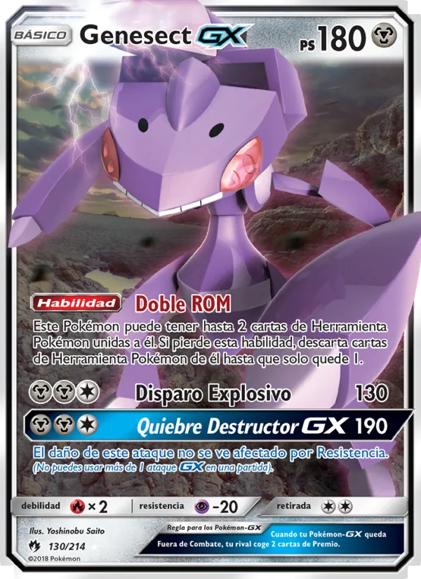 Genesect GX (Truenos Perdidos #130/214)