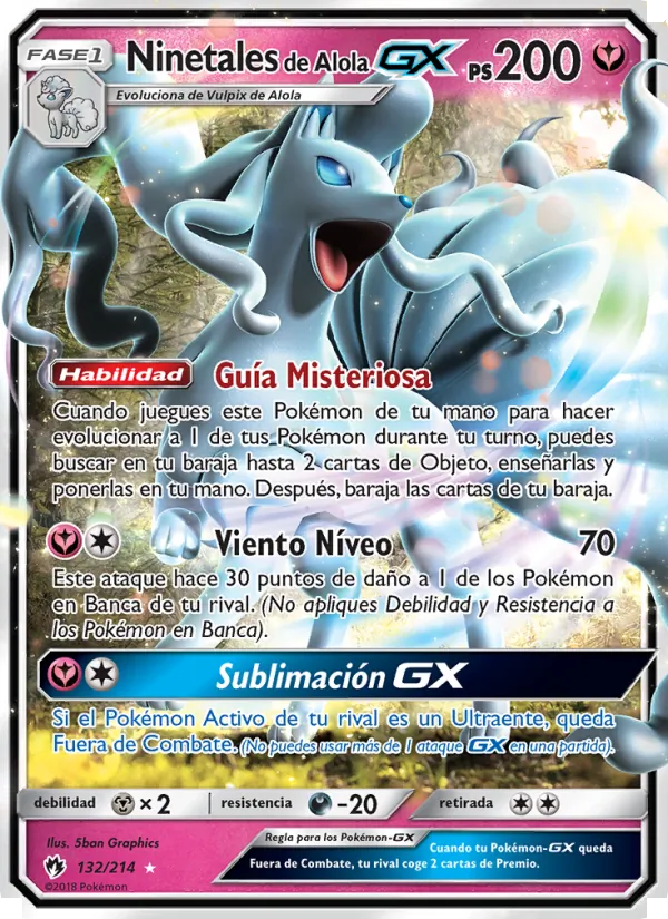 Ninetales de Alola GX (Truenos Perdidos #132/214)