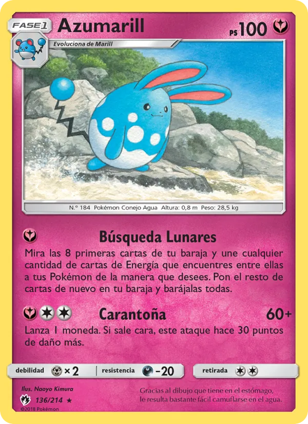 Azumarill (Lost Thunder #136/214)