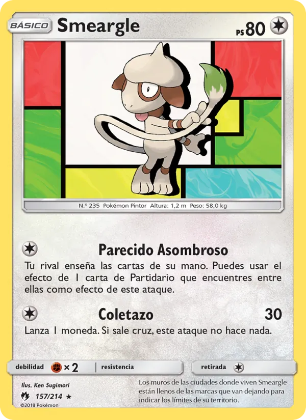 Smeargle (Truenos Perdidos #157/214)