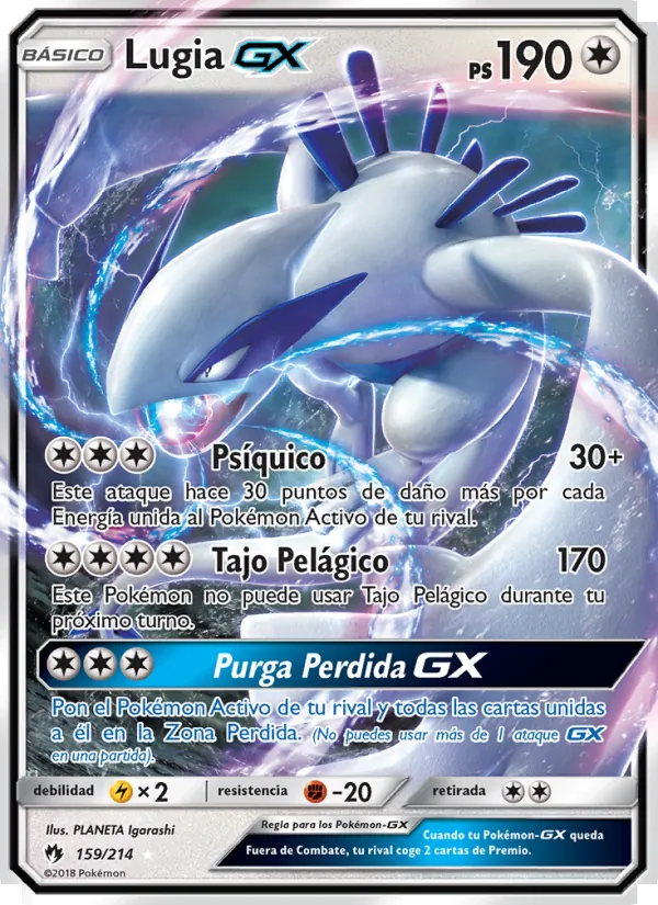 Lugia GX (Truenos Perdidos #159/214)