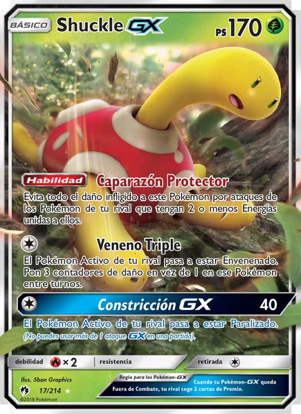 Shuckle GX (Lost Thunder #17/214)