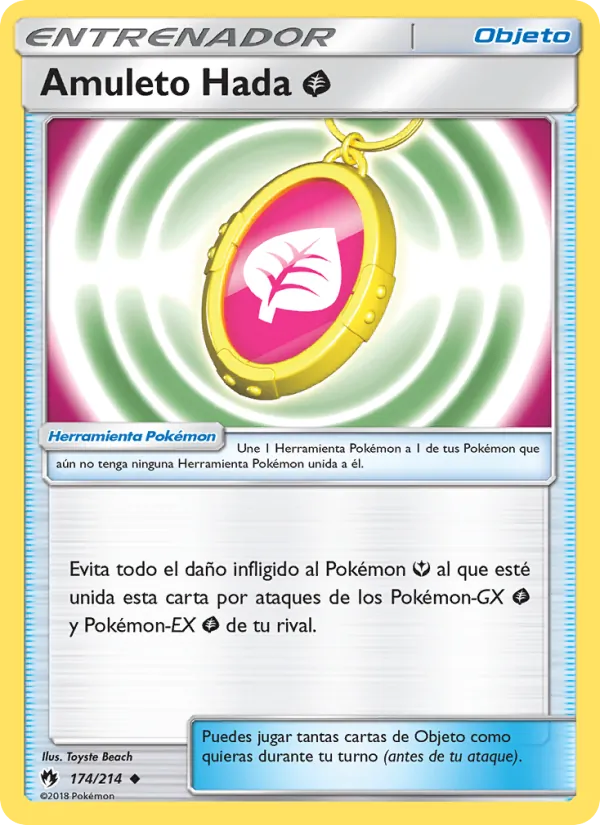 Amuleto Hada Grass (Lost Thunder #174/214)