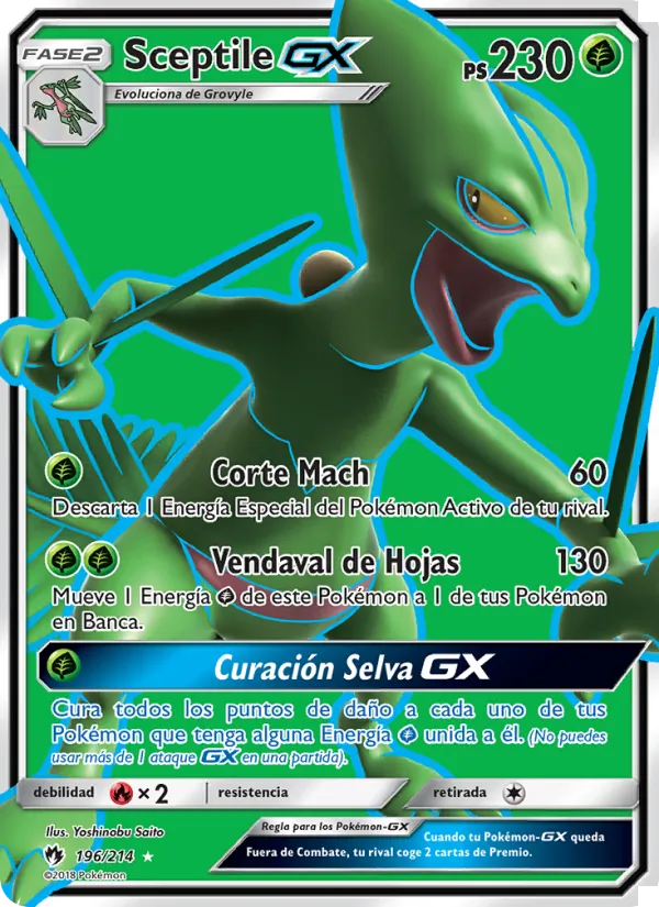 Sceptile GX (Truenos Perdidos #196/214)