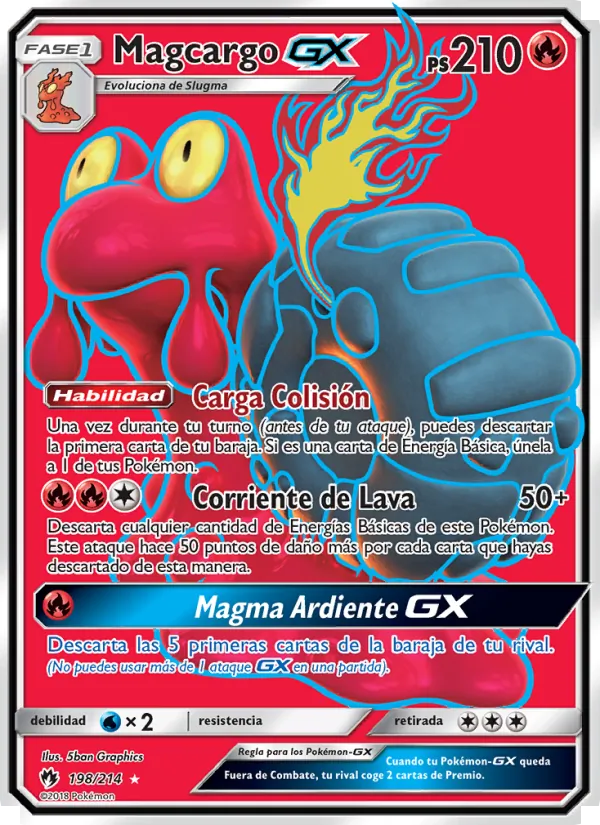 Magcargo GX (Lost Thunder #198/214)