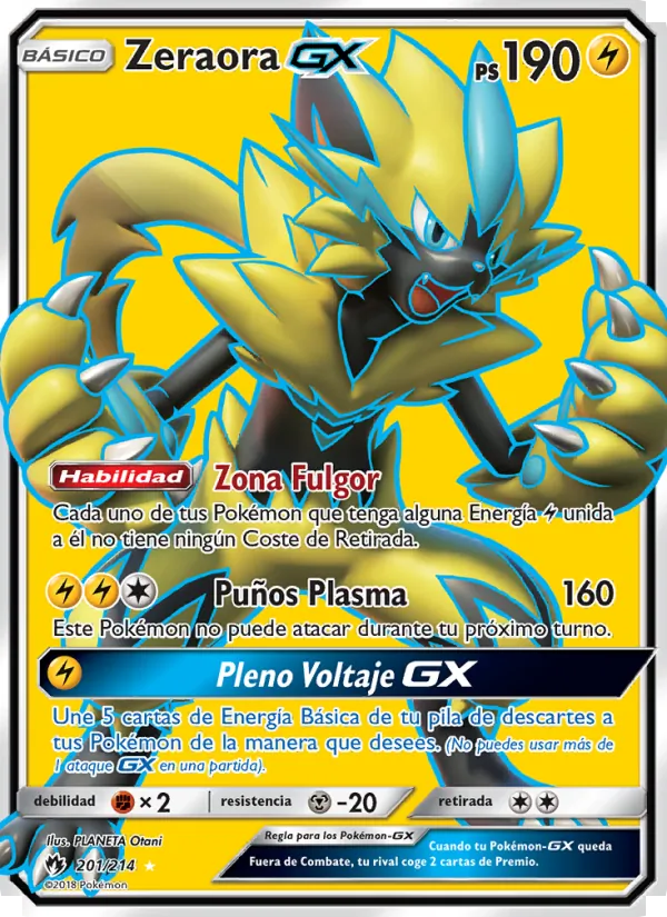 Zeraora GX (Truenos Perdidos #201/214)