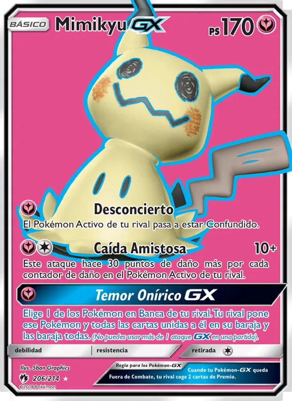 Mimikyu GX (Truenos Perdidos #206/214)