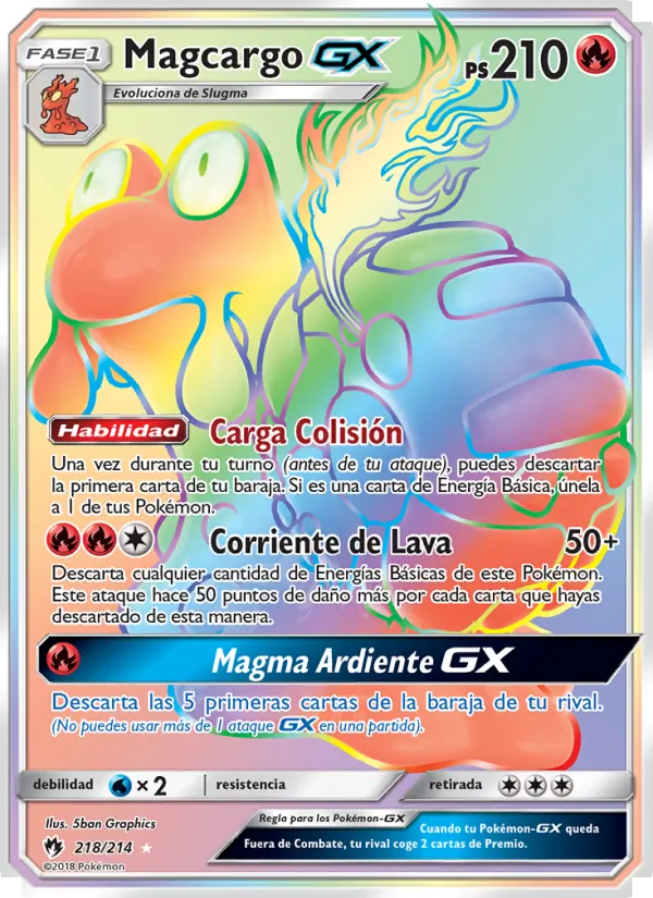 Magcargo GX (Truenos Perdidos #218/214)