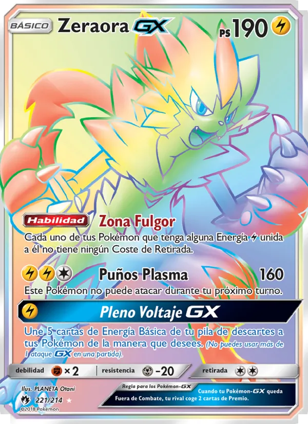 Zeraora GX (Truenos Perdidos #221/214)