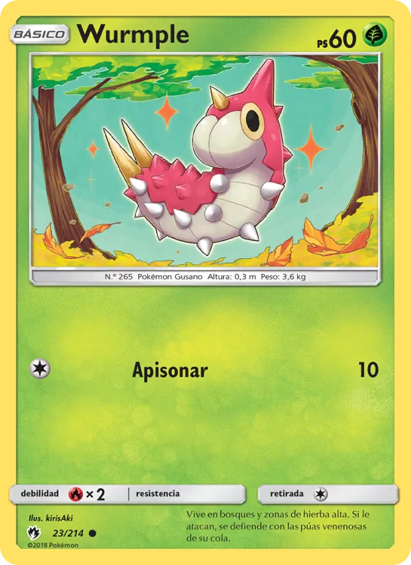 Wurmple (Truenos Perdidos #23/214)