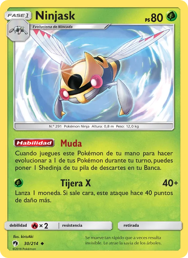 Ninjask (Truenos Perdidos #30/214)