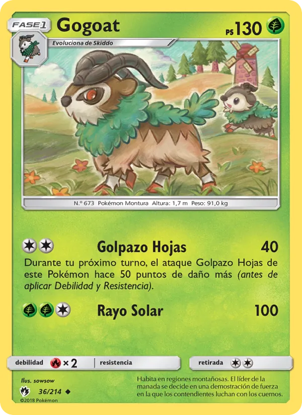 Gogoat (Lost Thunder #36/214)