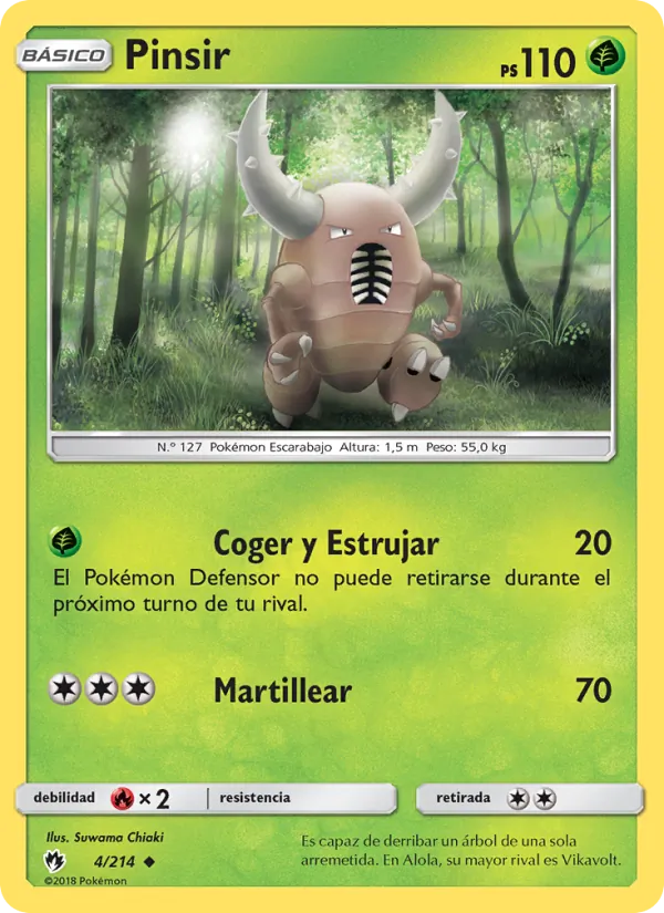 Pinsir (Truenos Perdidos #4/214)