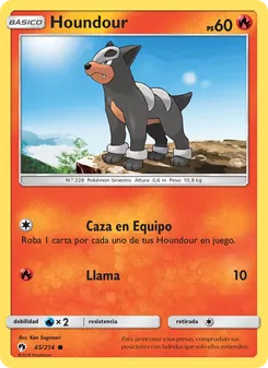 Houndour (Truenos Perdidos #45/214)