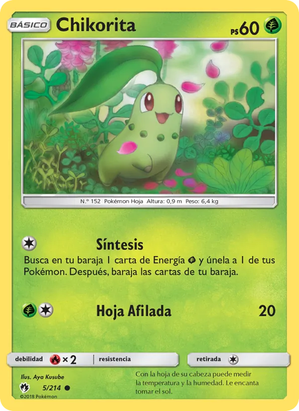 Chikorita (Truenos Perdidos #5/214)