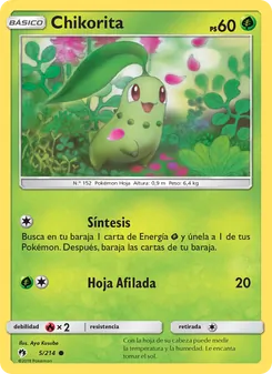 Chikorita (Truenos Perdidos #5/214)